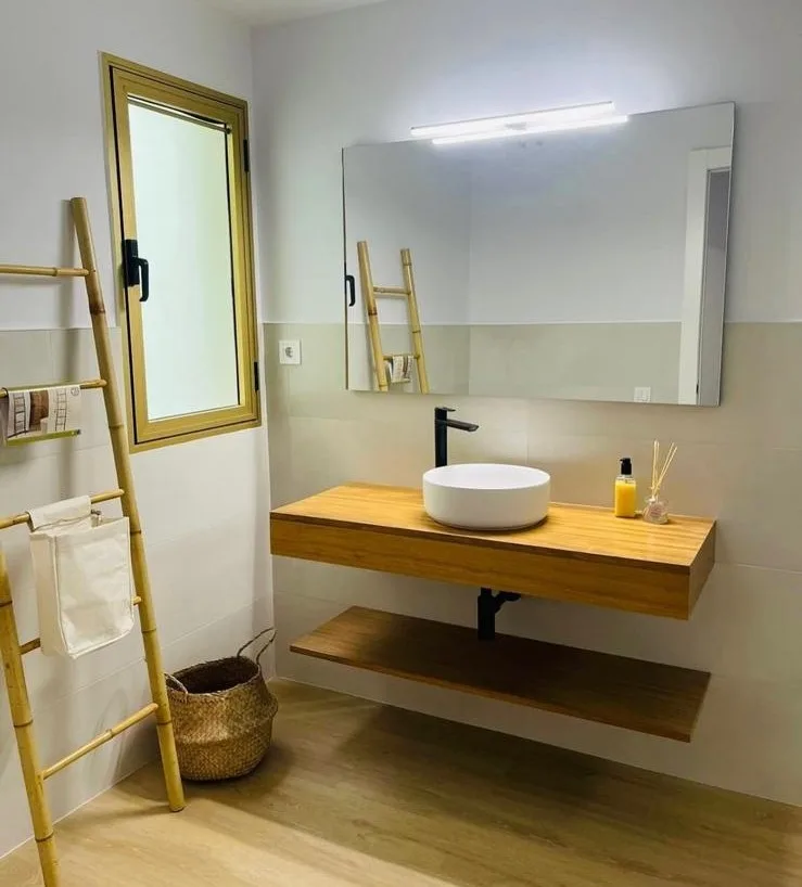 Baño Natural Madera